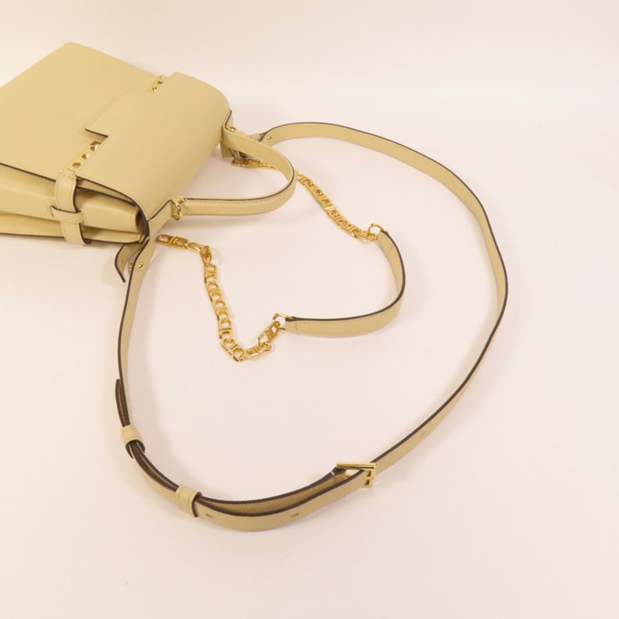 Delvaux 牛皮皮革Tempete PM金扣手挽肩背兩用袋-4