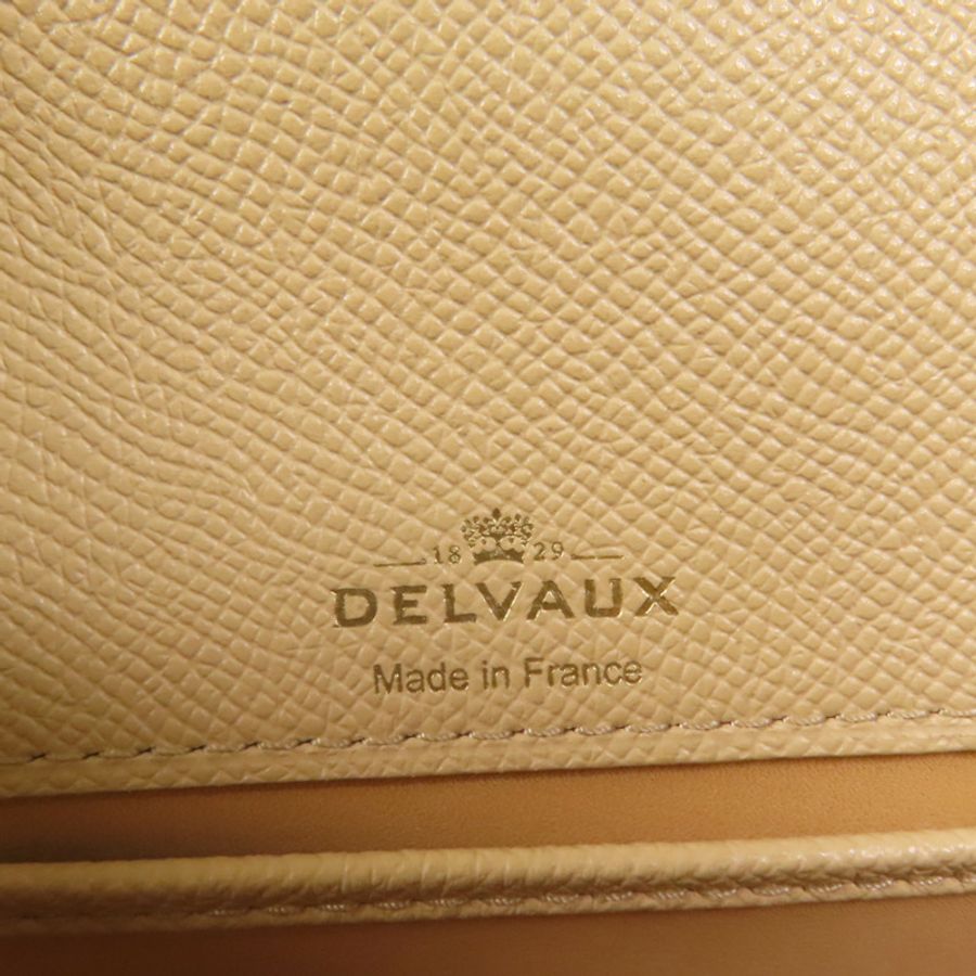 Delvaux 牛皮皮革Tempete PM金扣手挽肩背兩用袋-9