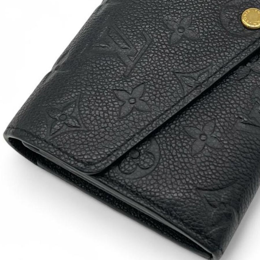 🌷LouisVuitton 黑色壓紋長夾錢包 ｜經典花紋✦fufu style 精品✦ 氣質款｜-5