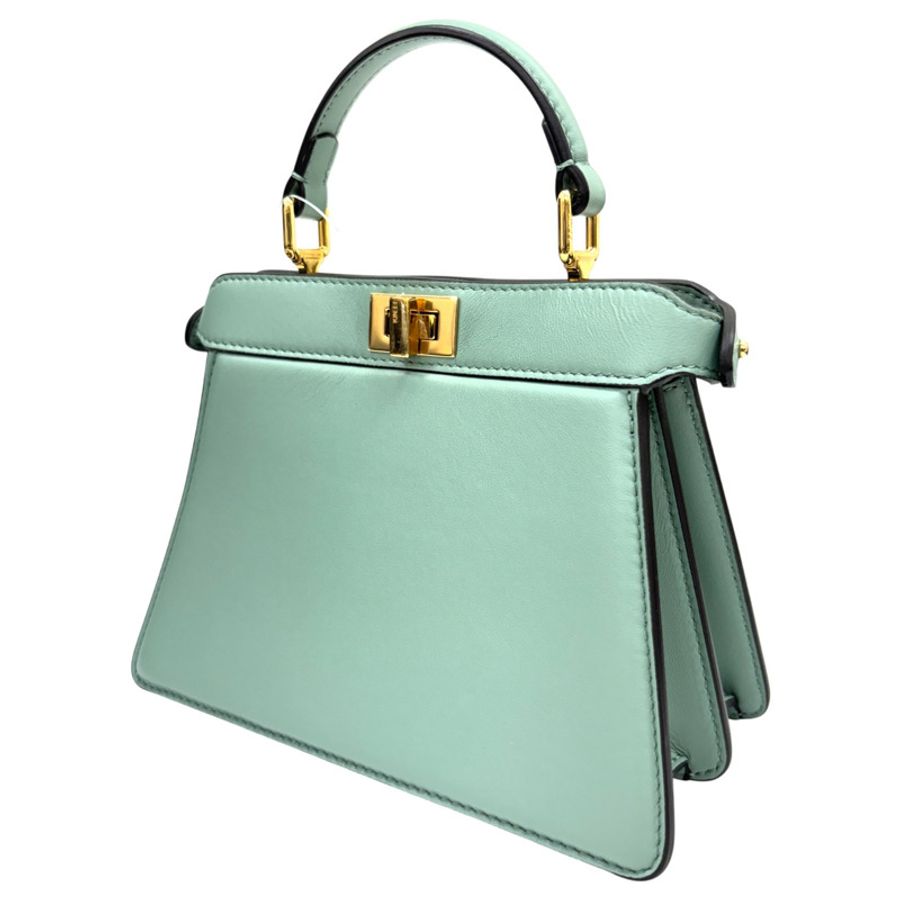 綠色 羊皮 Petite Peekaboo ISeeU 兩用包【FENDI 芬迪】 8BN335-1