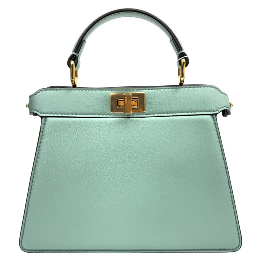 綠色 羊皮 Petite Peekaboo ISeeU 兩用包【FENDI 芬迪】 8BN335-2
