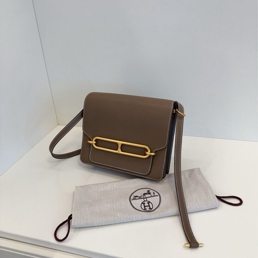 ✨Hermes Roulis 23 大象灰金扣 99新 專櫃難求 好價帶走❤️-4