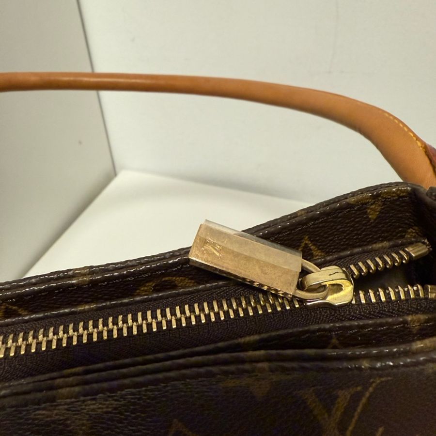 LV Louis Vuitton Looping MM Monogram 肩背包-2