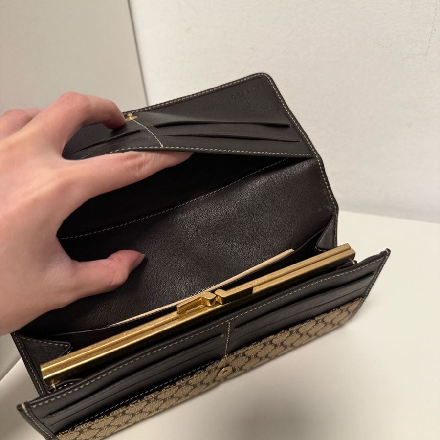 Celine 中古 老花長夾 Vintage Wallet-14
