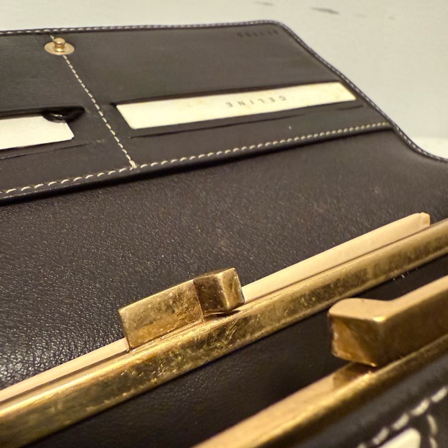 Celine 中古 老花長夾 Vintage Wallet-15