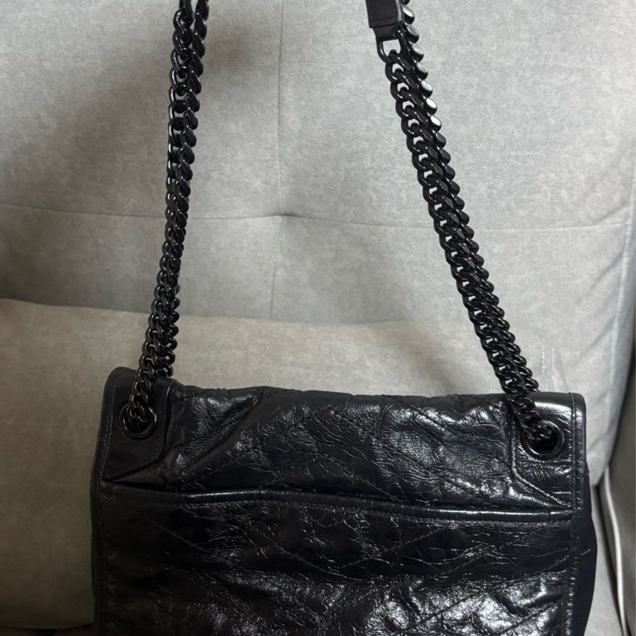 割愛-Saint Laurent✨YSL niki中號全黑-8