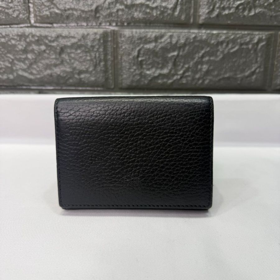 GUCCI GG Marmont牛皮三折短夾-1