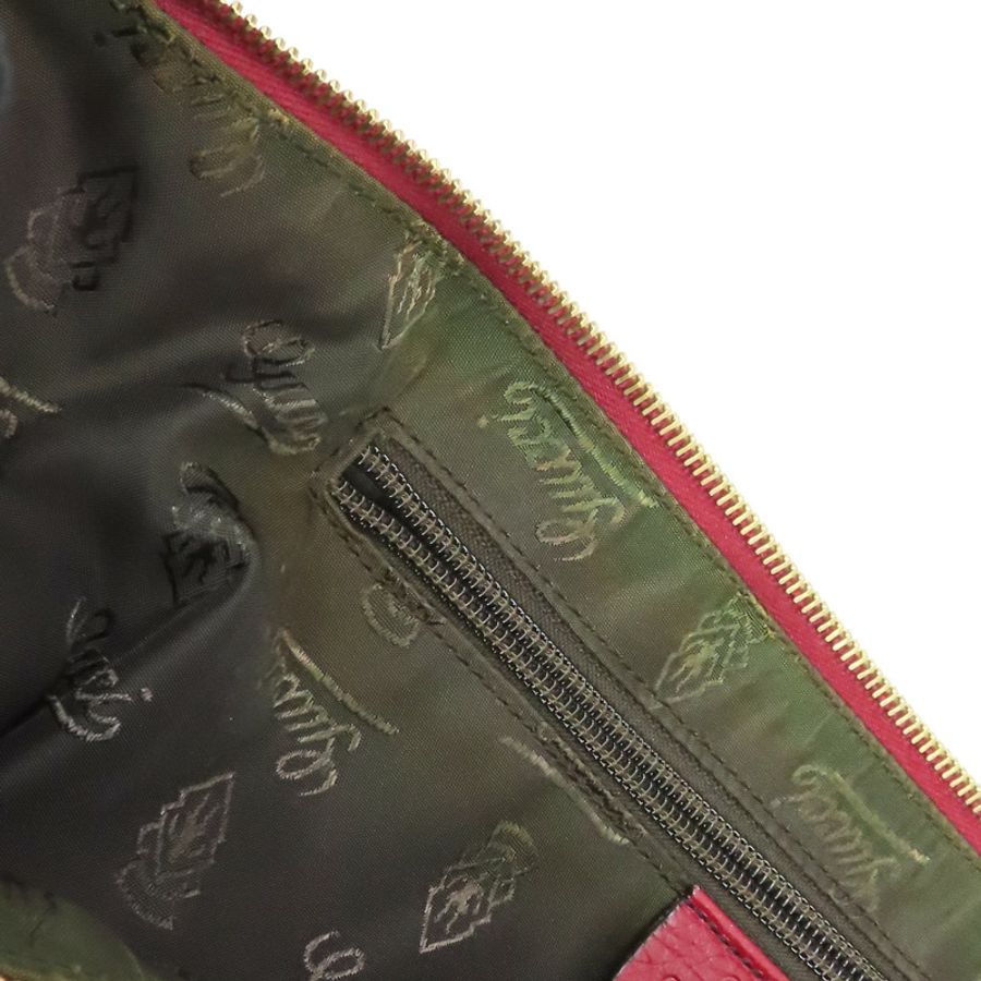 紅色牛皮 Shima 波士頓包 手提包 206501【GUCCI 古馳】 206501-18