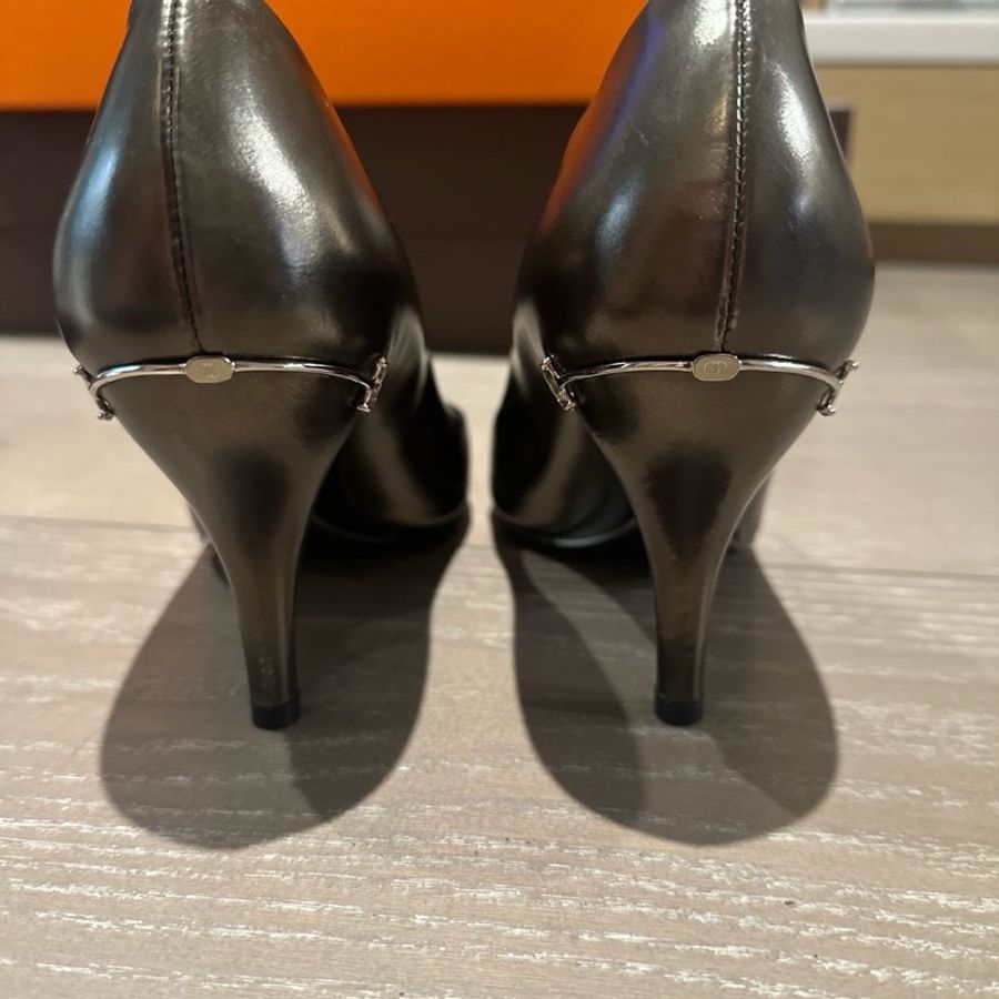 GUCCI 真皮 高跟鞋-8