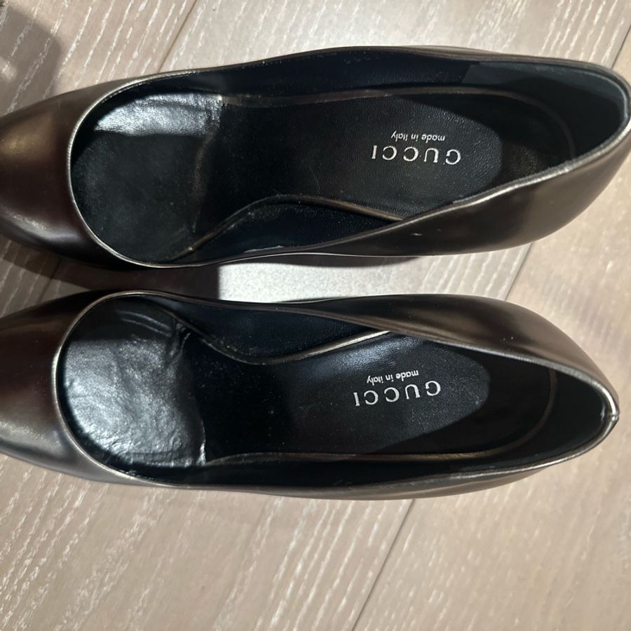 GUCCI 真皮 高跟鞋-10