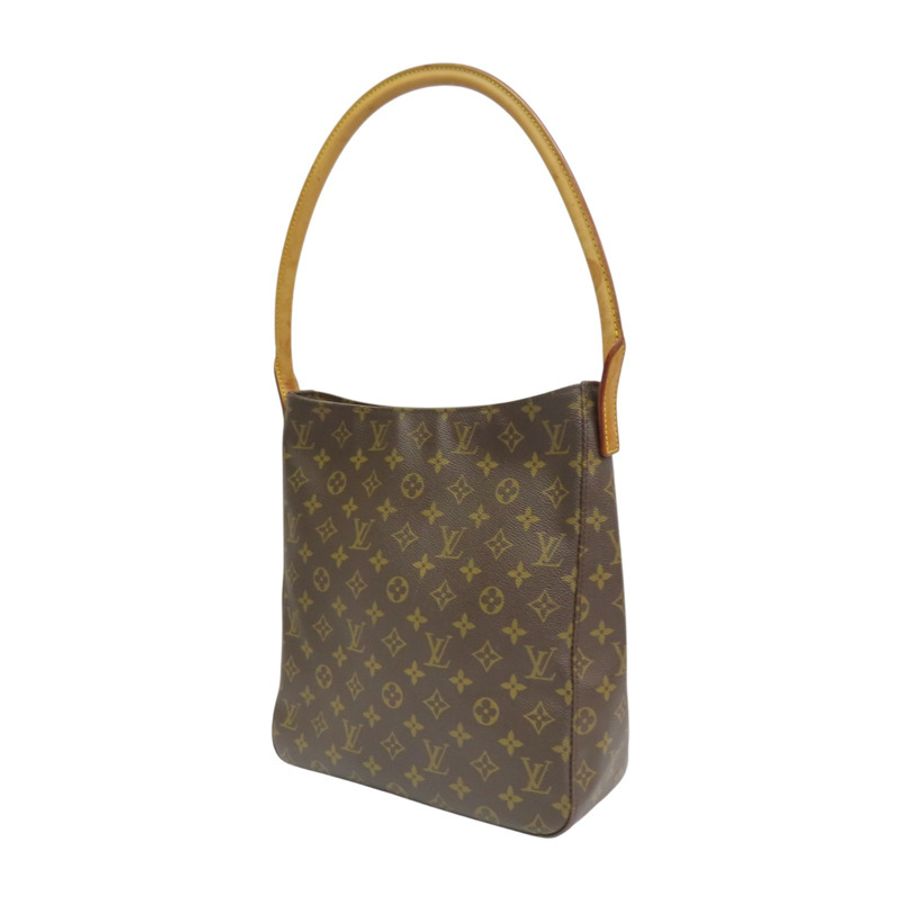 原棕花帆布LOOPING GM肩背【LOUIS VUITTON LV 路易威登】M51145-2