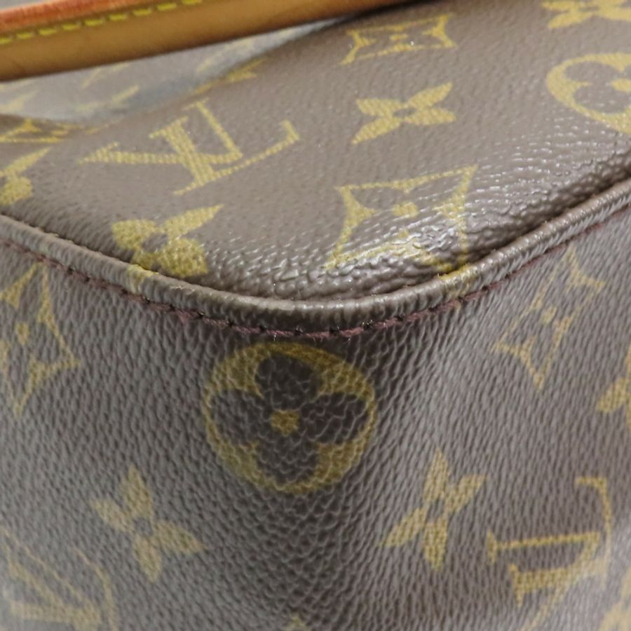 原棕花帆布LOOPING GM肩背【LOUIS VUITTON LV 路易威登】M51145-12