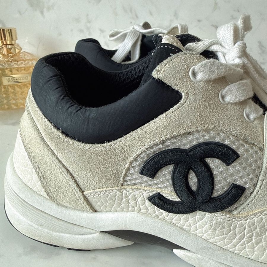 Chanel✨熊貓黑白休閒鞋35-22