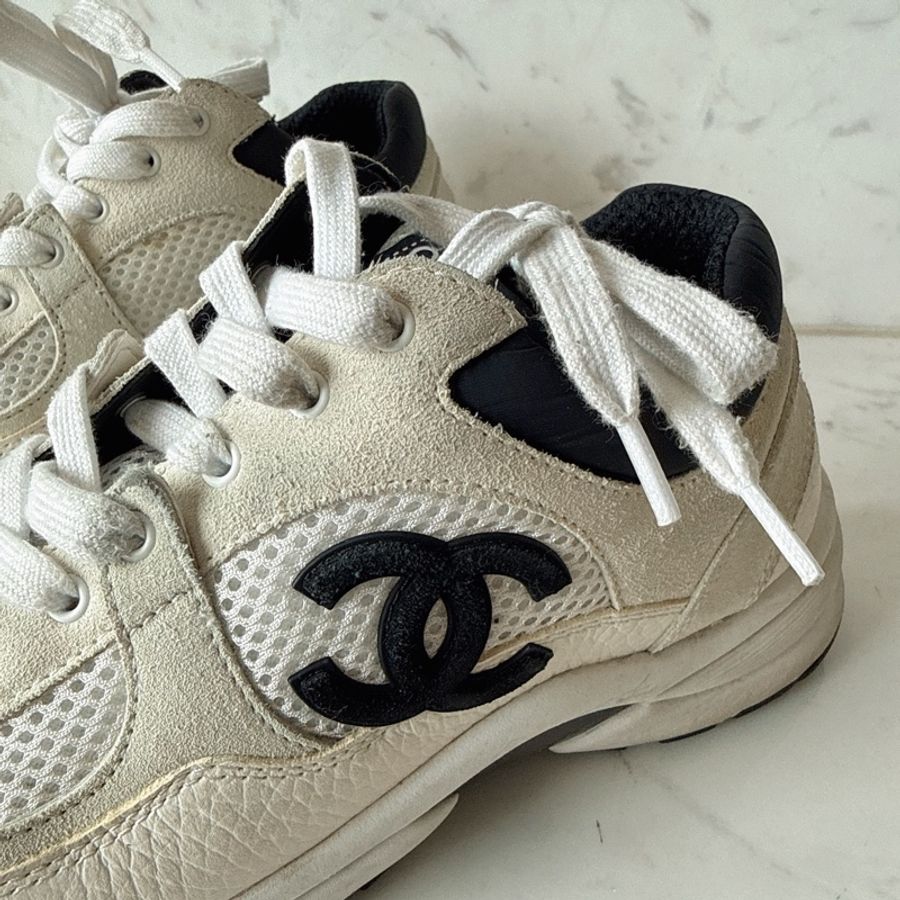 Chanel✨熊貓黑白休閒鞋35-24