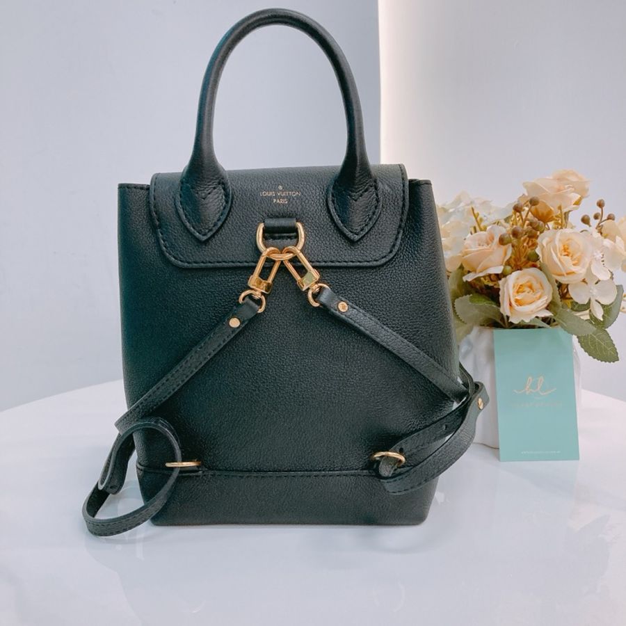 MS0424 LOUIS VUITTON 路易威登迷你鎖號款全牛皮背包 LOCKME MINI BACKPACK CALFSKIN-1