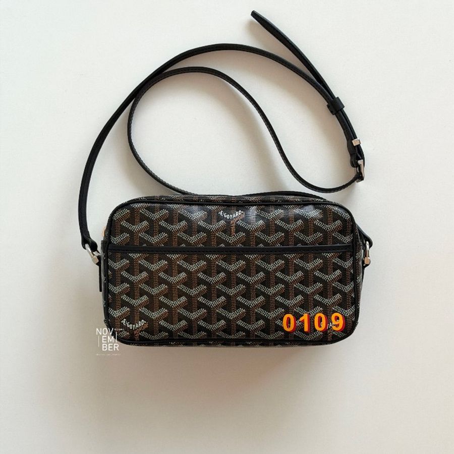98新🫰🏻Goyard 戈雅Cap-Vert PM Bag 相機包 黑色-5