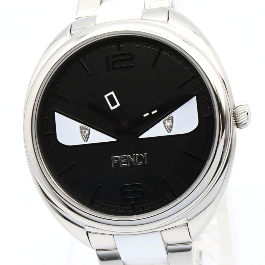 Fendi Bugs Monster腕錶，不鏽鋼材質，女士款，黑色，21000公尺防水-2
