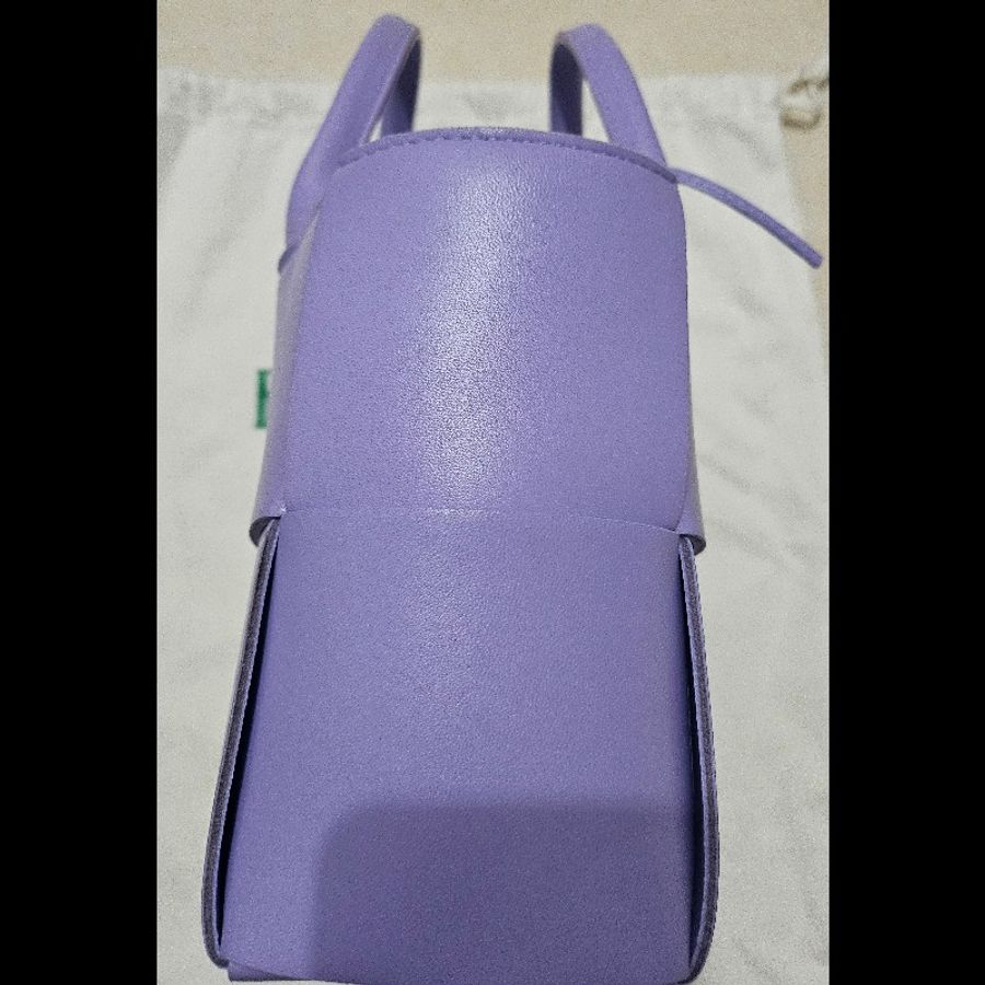 BottegaVeneta BV 葆碟 Mini Arco Tote Bag 迷你手提托特包可斜咩 薰衣草淺紫色 羊皮意大利製造-7