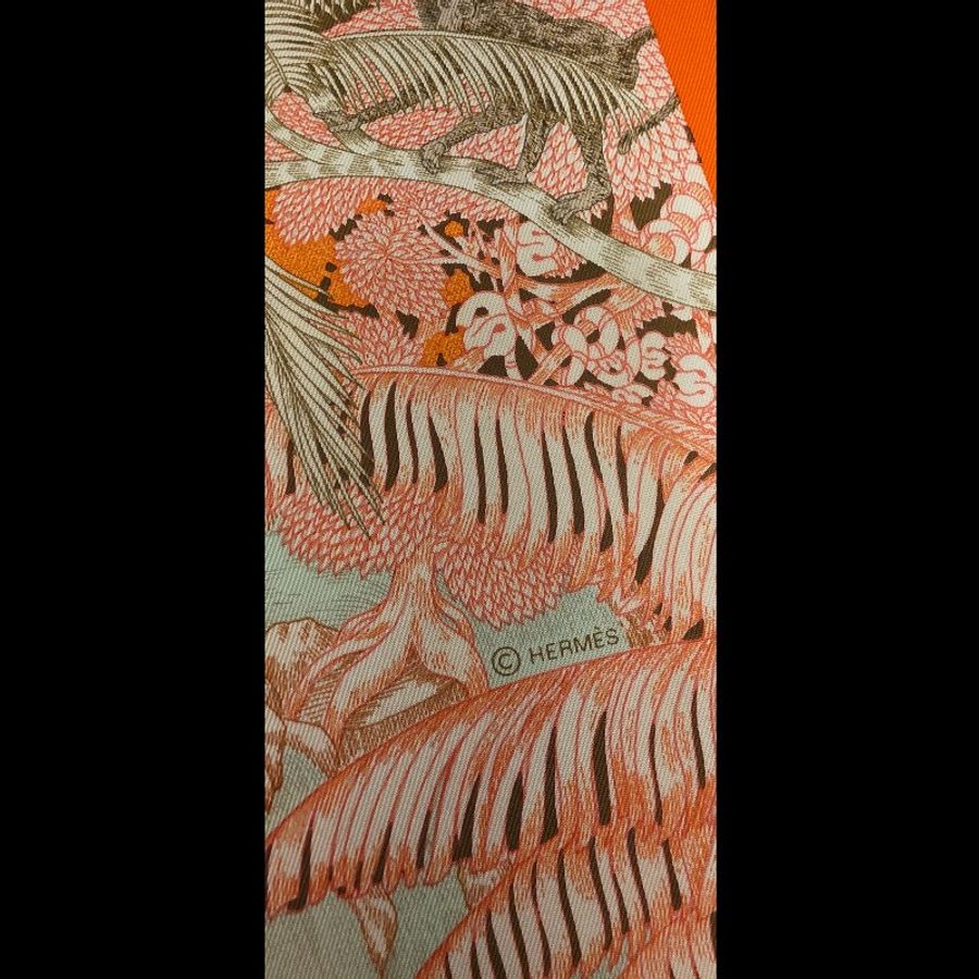 hermes tropical garden熱帶花園絲巾-9