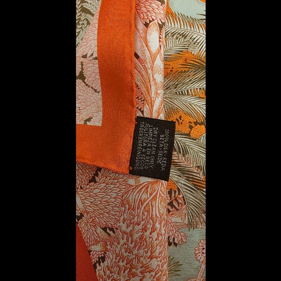 hermes tropical garden熱帶花園絲巾-27