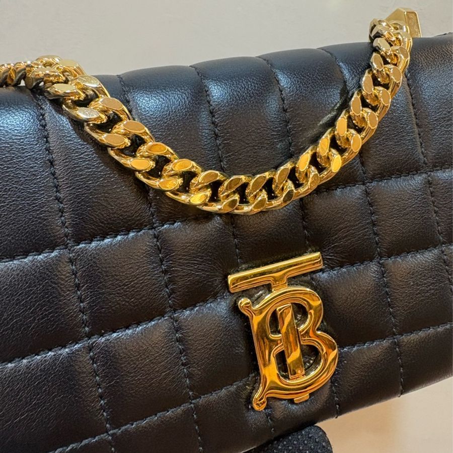 BURBERRY Lola小羊皮迷你斜背包-1