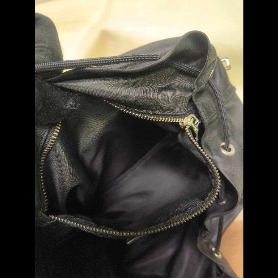 【8成新】㊣✨ Marc Jacobs✨馬克·雅各布斯 MJ 黑色 輕量 帆布 束口 後背包/二手精品/二手包/保證正品-45
