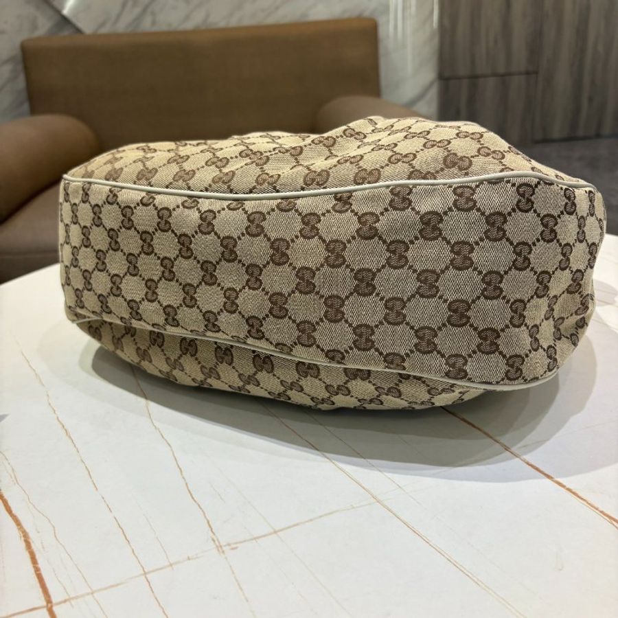 *SHIHNA名牌精品* GUCCI Sukey GG 緹花帆布HOBO-6