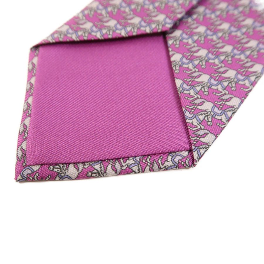 HERMES 絲質Necktie領帶-7