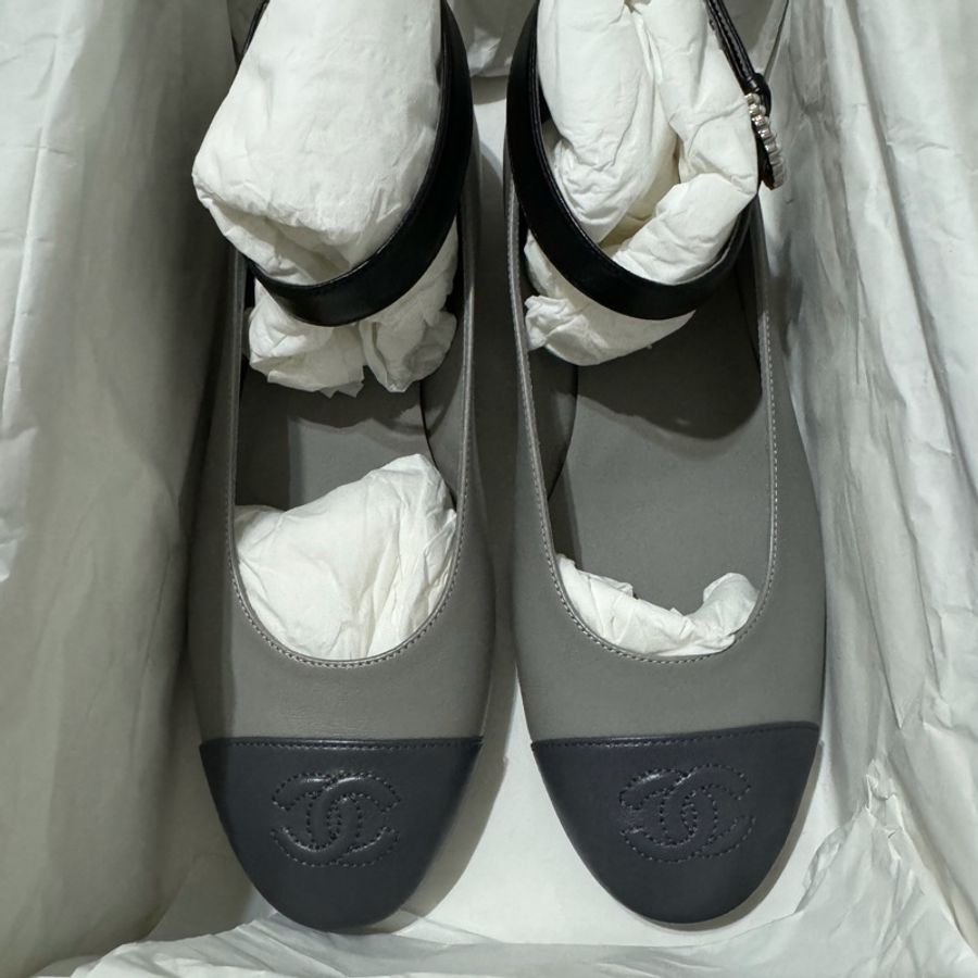 全新Chanel 瑪麗珍鞋 37.5-1