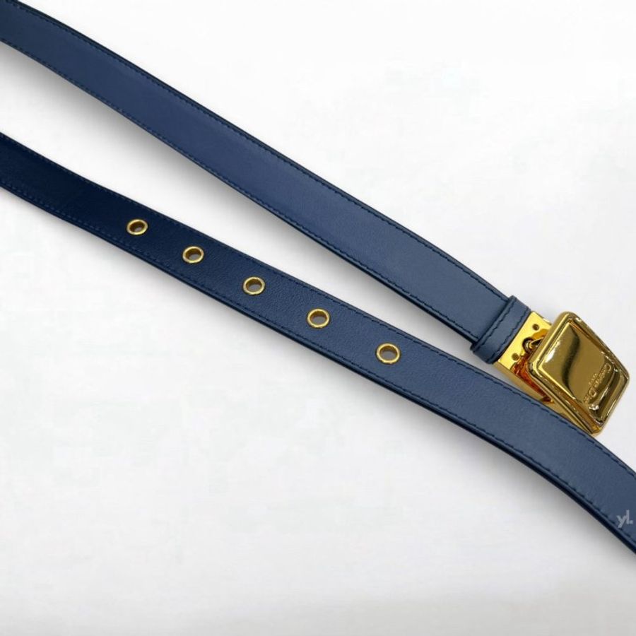 Dior 30 Montaigne藍色漸層牛皮金釦斜背包 M9203UMOS_M911-7