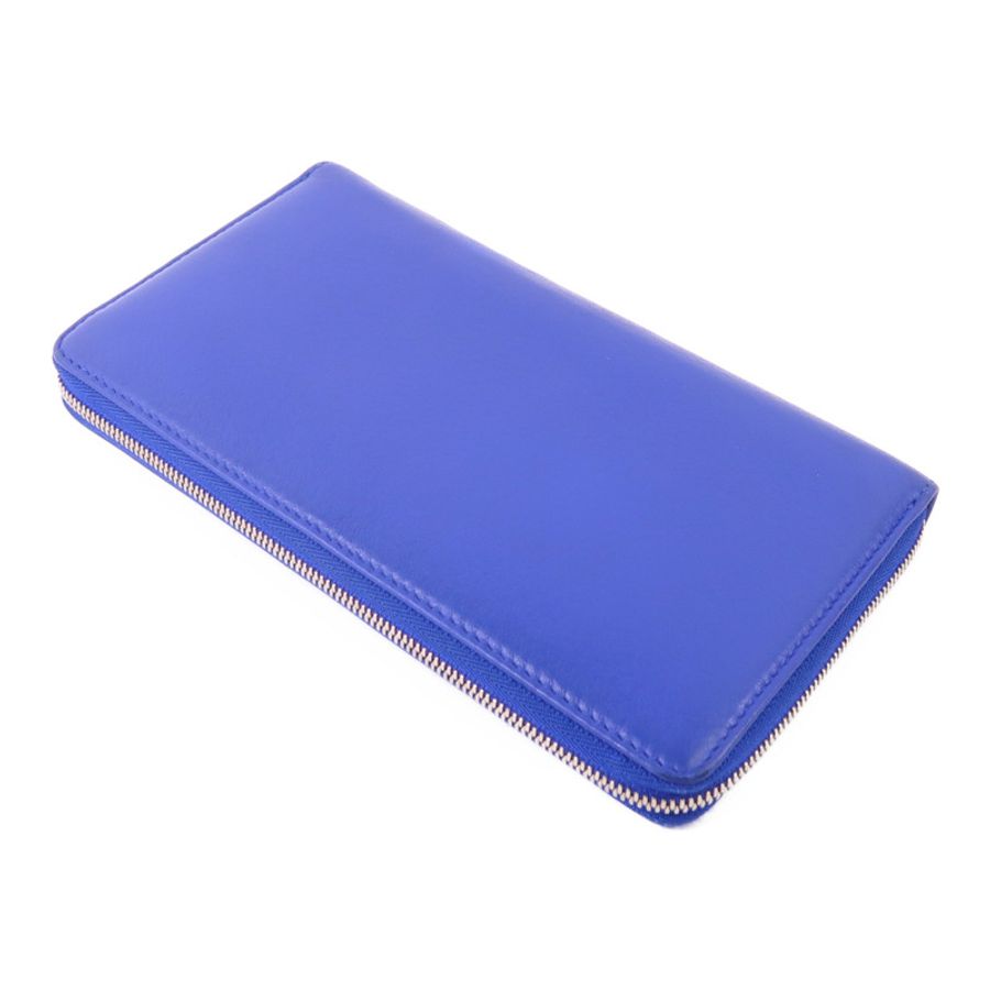BALENCIAGA 牛皮皮革Zipper Long Wallet銀扣長錢包-3