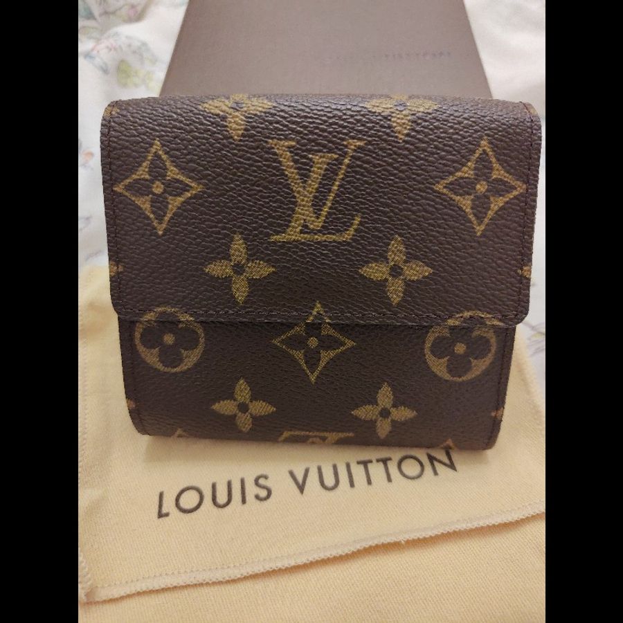 LOUIS VUITTON 雙開翻蓋短夾(二手)-7