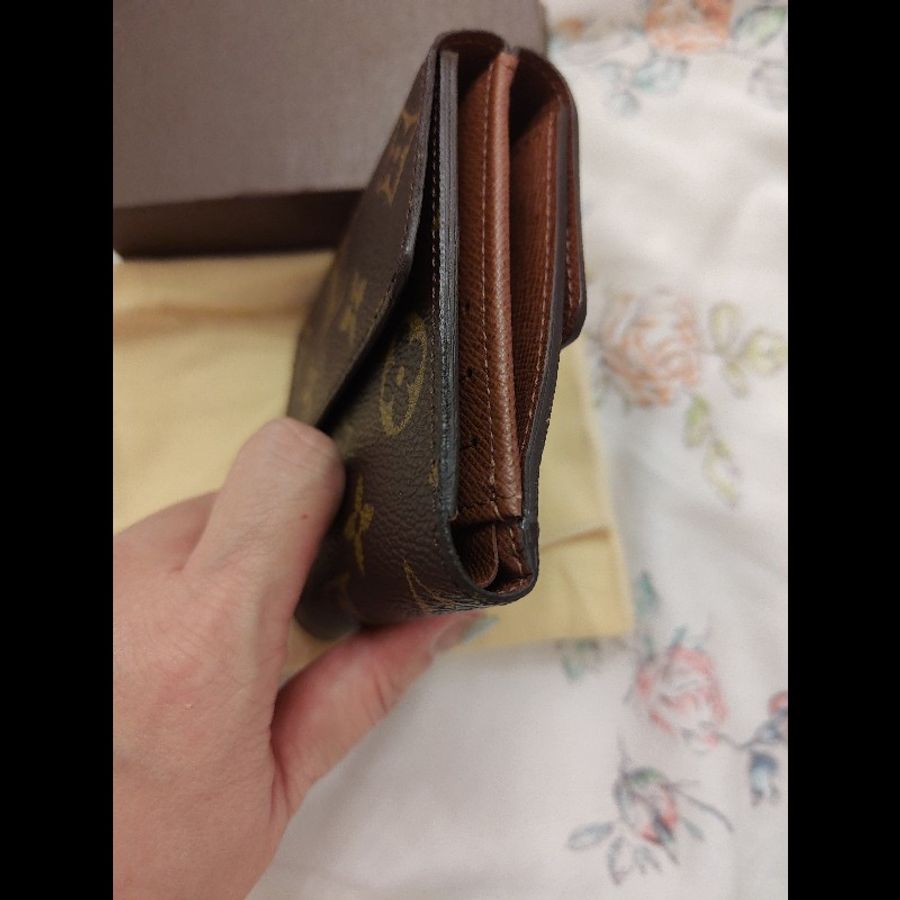 LOUIS VUITTON 雙開翻蓋短夾(二手)-10