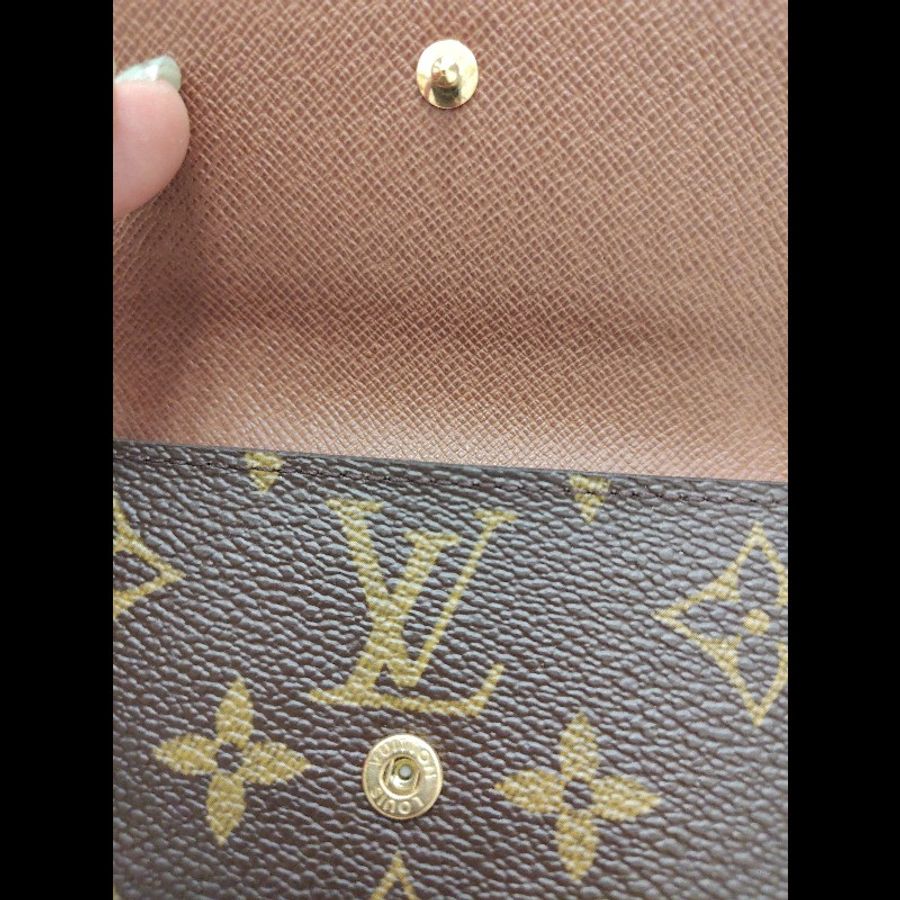 LOUIS VUITTON 雙開翻蓋短夾(二手)-16