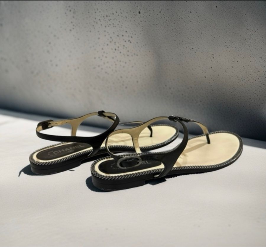 Chanel 平底涼鞋 EU38-3