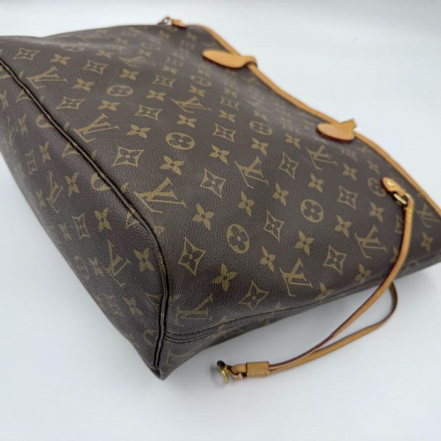 LV原花拼牡丹紅色內裡NEVERFULL MM /M41178-6