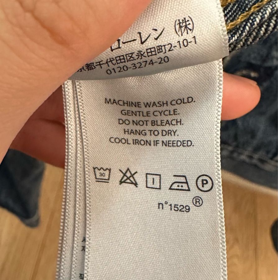 Ralph Lauren 女生丹寧牛仔夾克-10