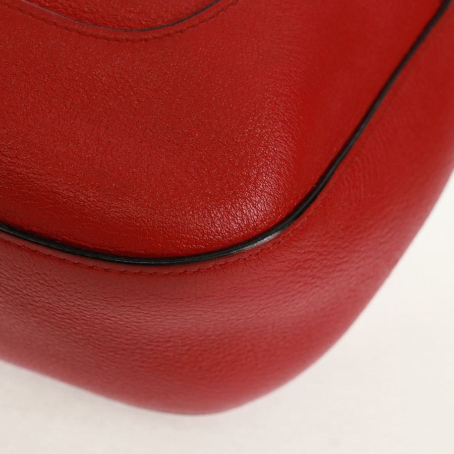【日本直送】PRADA 紅色金色皮革肩背包,正品編號 159088V-17