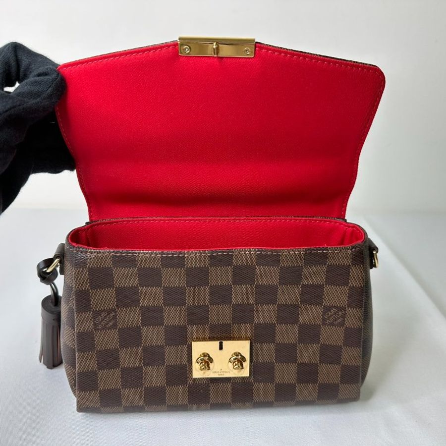 LV Croisette棋盤格手提斜背包-7