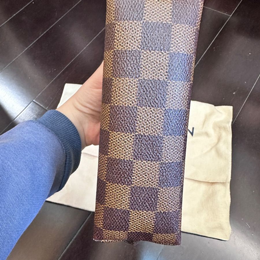 LV 棋盤格 貝殼 化妝包 pm-9
