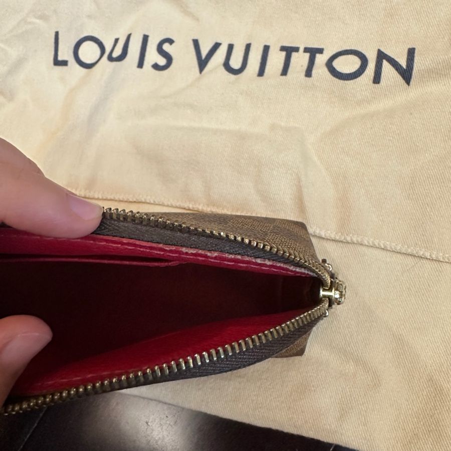 LV 棋盤格 貝殼 化妝包 pm-10