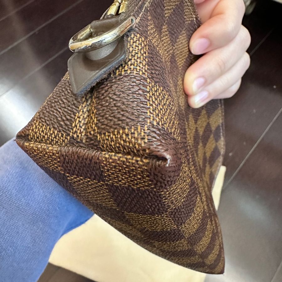 LV 棋盤格 貝殼 化妝包 pm-18