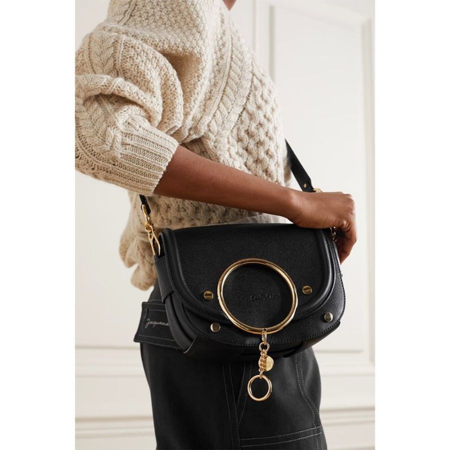 See By Chloe Small Mara Crossbody Bag for Women in Black (CHS19WSA29388-001)-5