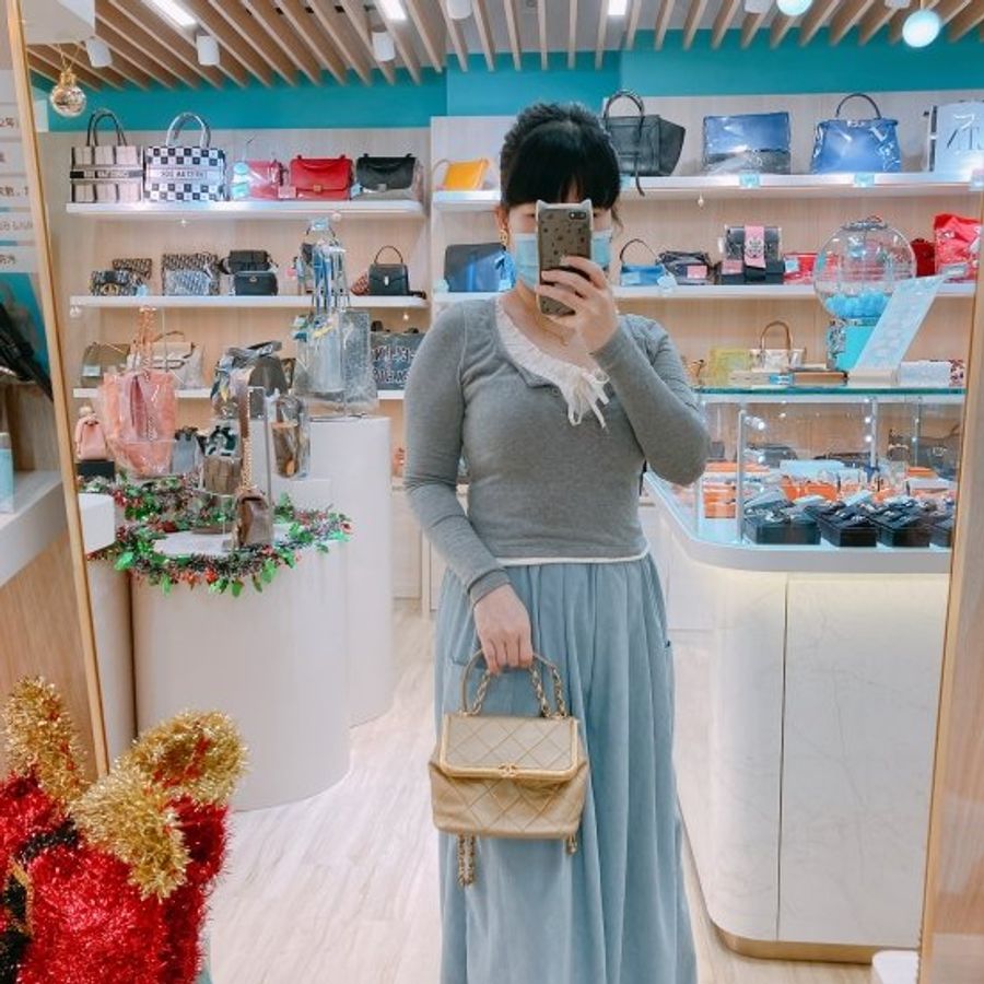 MS0444 Chanel 香奈兒 小羊皮 香檳金 手提肩背包 小號My Crush Bag Small Lambskin Metallic Gold x GHW-1