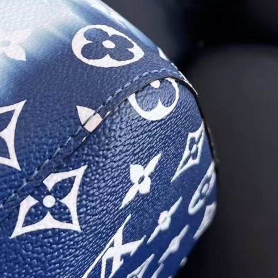 【近新閒置品】路易威登LV NeoNoe 夏日扎染系列藍白漸變水桶包 束口單肩包-8