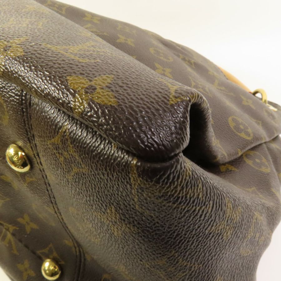LOUIS VUITTON Monogram Artsy MM金扣肩背袋-11