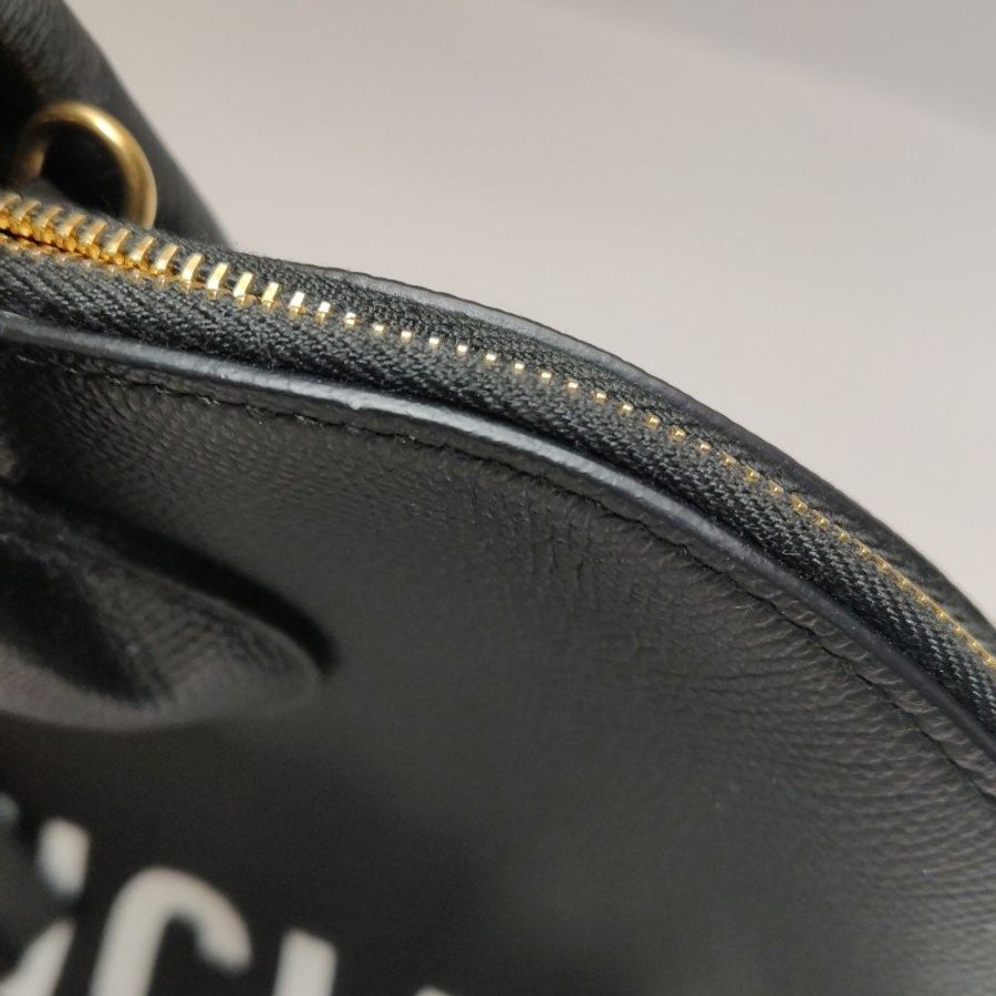 Balenciaga Ville牛皮拼色Balenciaga字母logo斜挎包單肩包-18