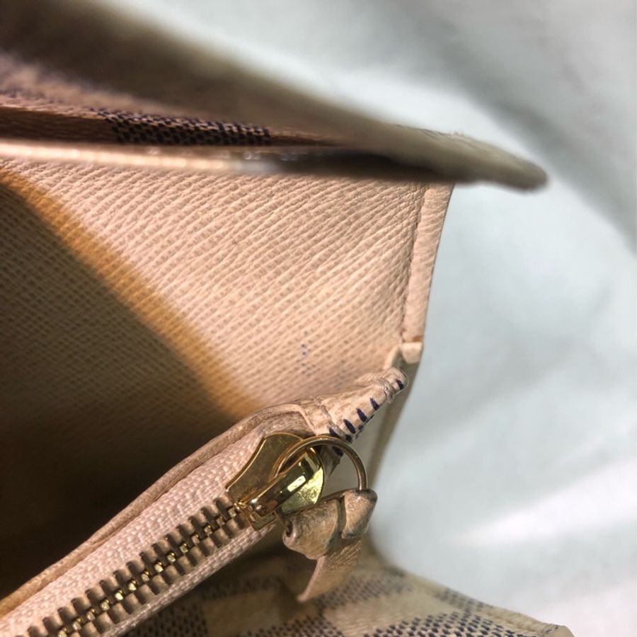 LV Damier Azur Sarah 白棋盤長夾XB534-44