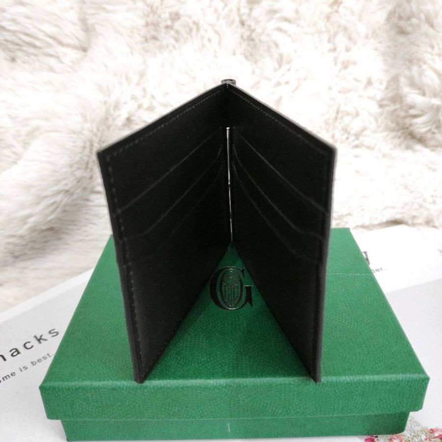 Goyard 黑色老花 短夾-3