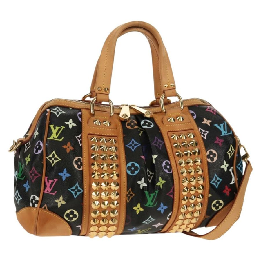 【日本直送】路易威登 Monogram Multicolor Courtney MM 手提包 2way 黑色 M45642 正品 BA8731V-0